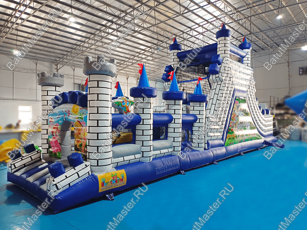 Надувная полоса препятствий "Дворцовое средневековье"