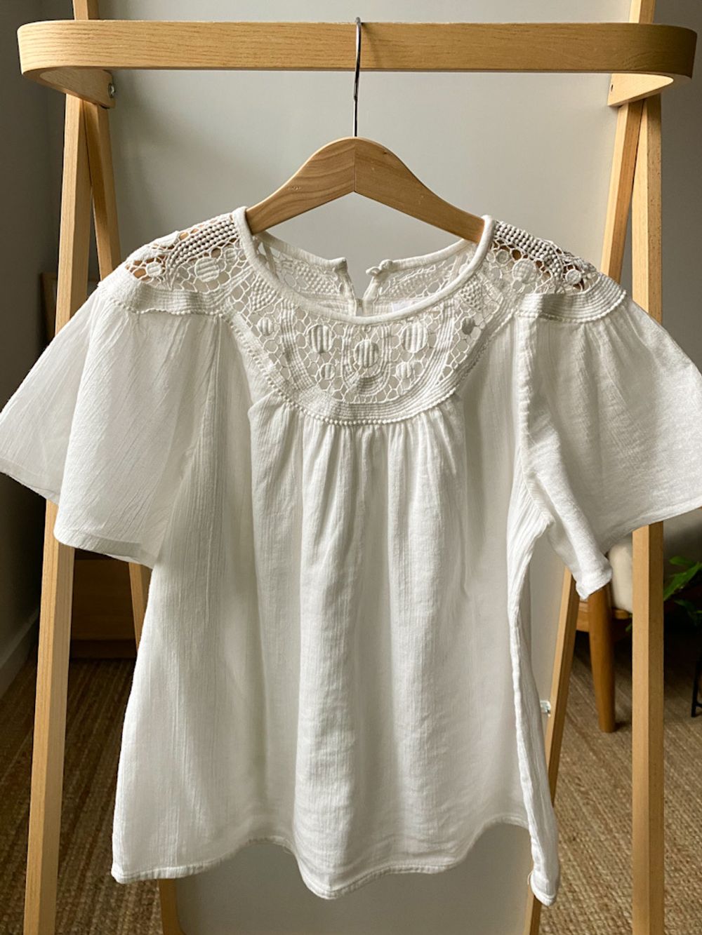 Хлопковая блузка Chloe, 128