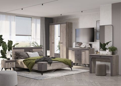 Спальный гарнитур Касандра, с макияжным столиком