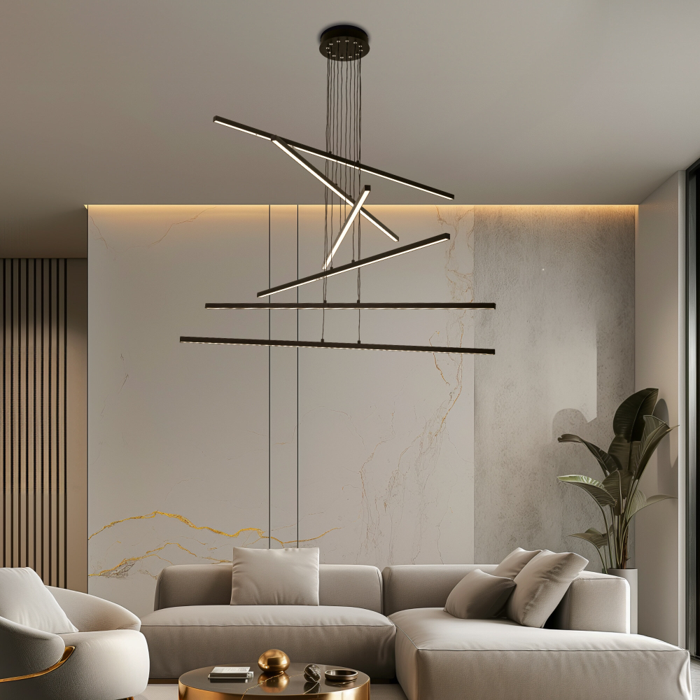 Citilux Стиг CL203261 LED Люстра подвесная с пультом Чёрная