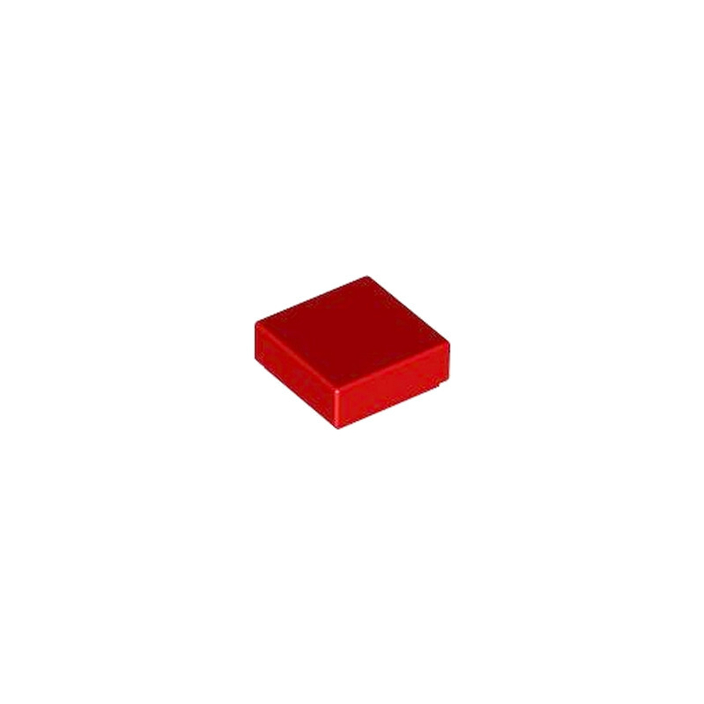 Lego 50шт Плитка 1x1 с пазом (красный) 3070-307021