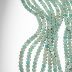 Амазонит натуральный, мини-сердечки, 6,3мм