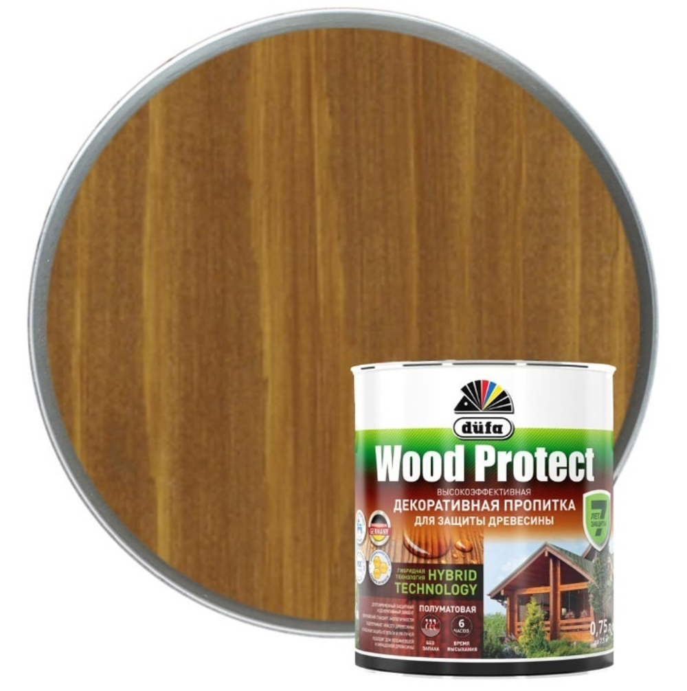 Антисептик Dufa Wood Protect тик 0,75 л