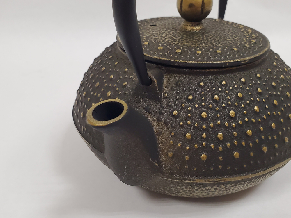 308002.3 Чайник БРОНЗА "Золотая черепаха" с ситом, 800мл, чугун