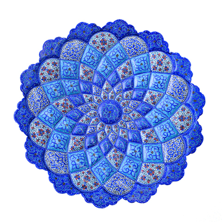 Тарелка минакари ручной работы из Исфахана 270320266 Иран
