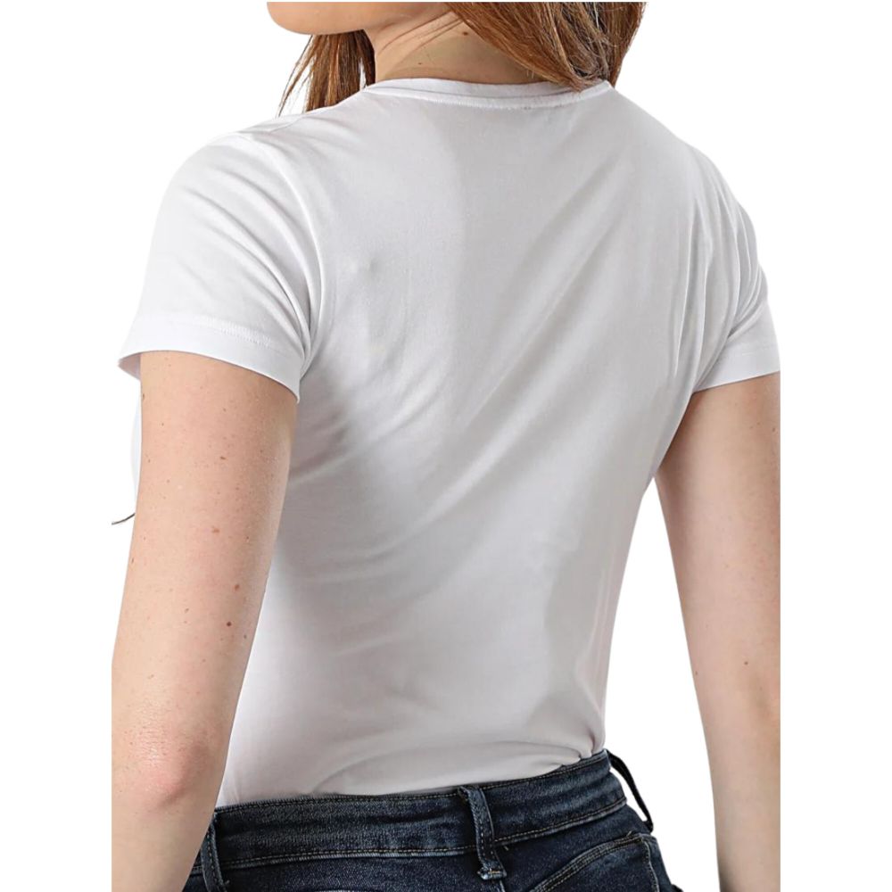 Женская футболка белая V NECK Emporio Armani 164407_CC318 00110