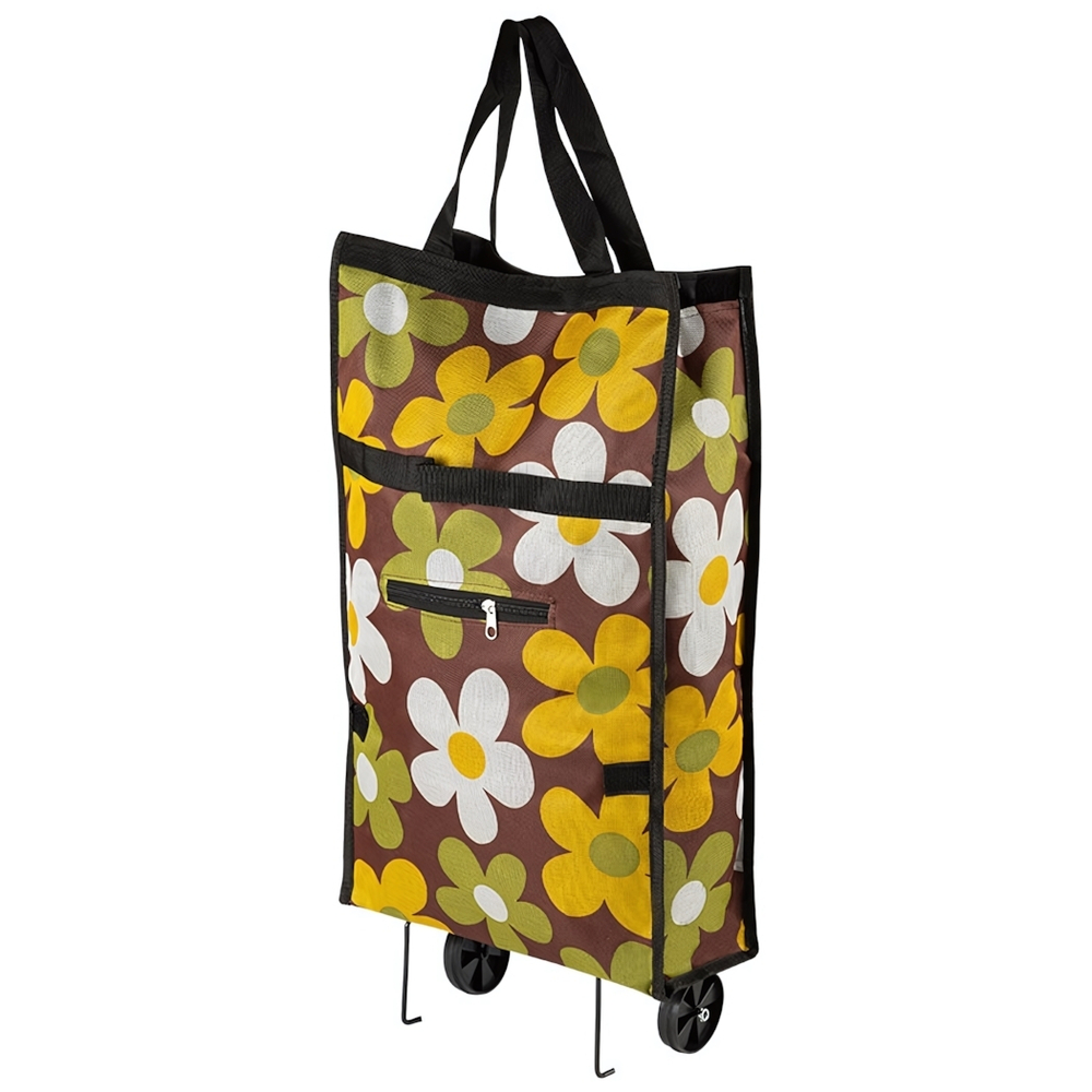 Сумка-тележка складная "Ромашки" ATB-03 61*32*13см