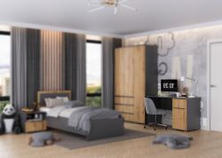 Стол письменный правый МС "Стил"