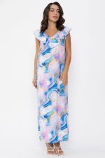 Платье Хатиса (голубо-розовое) П14073-4М LT Collection