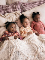 Пижама для девочки Next B30-731, 3 шт., Бордовый, Розовый, Кремовый