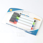 Набор маркеров для бел. доски 4шт/уп (Darvish)