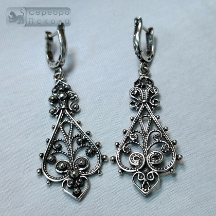 Серьги прорезные