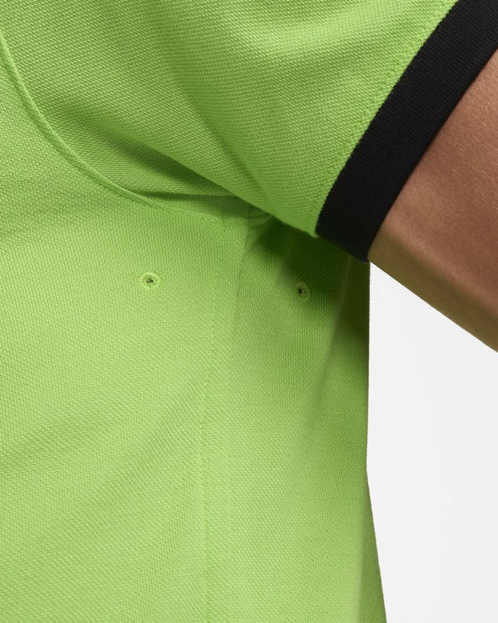 Мужское теннисное поло Nike Rafa Slim Polo - action green/light lemon twist