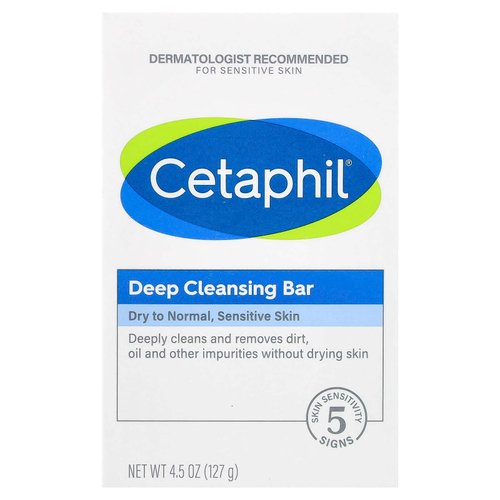 Cetaphil, Мыло для глубокого очищения, 127 г (4,5 унции)