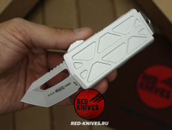 Нож Microtech Exocet T/E - танто клинок, белая рукоять RK/Н29