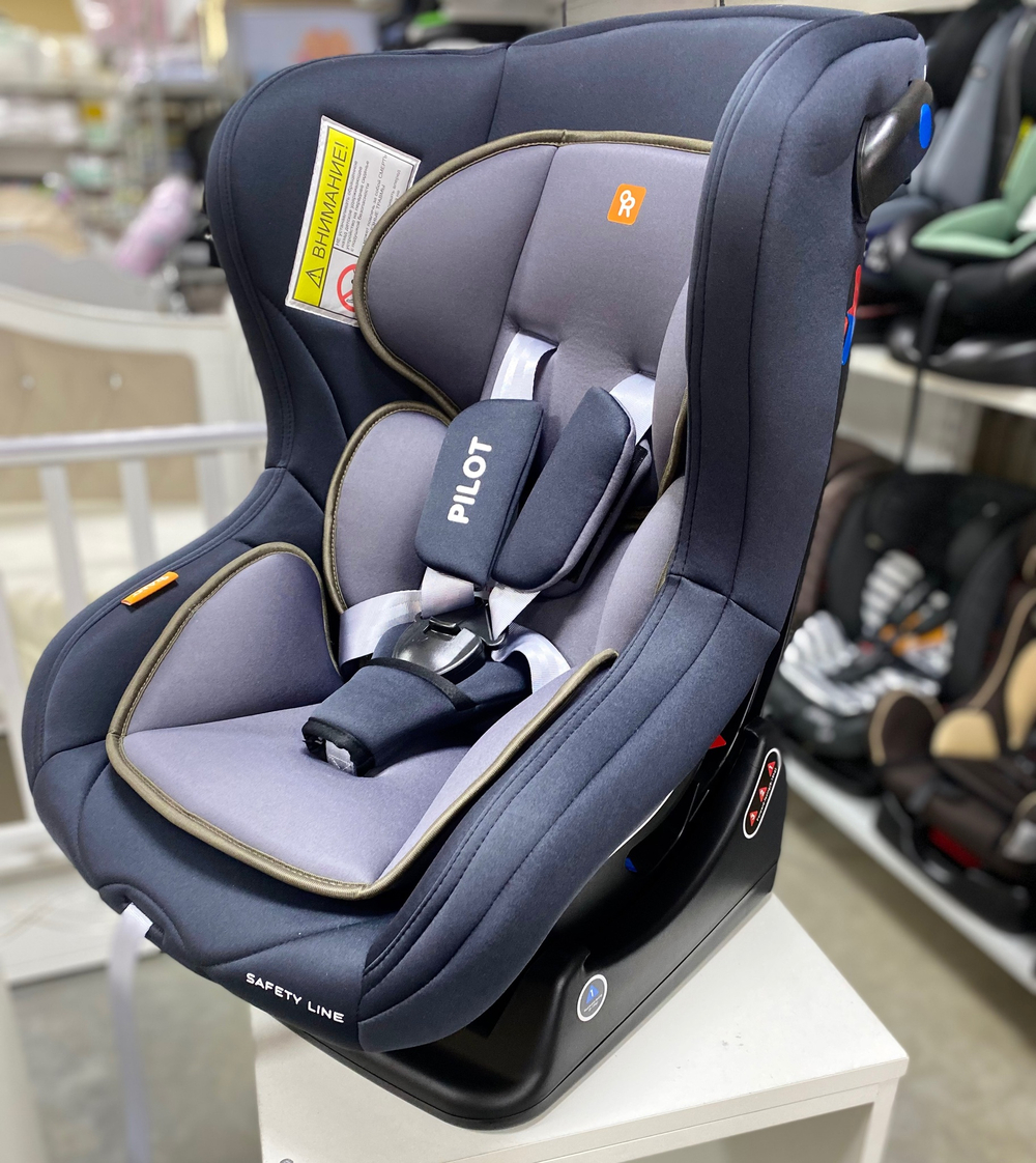 Автокресло Rant LB-777 "Pilot" Safety line (Lunar Black) группа 0-1 (0-18 кг)