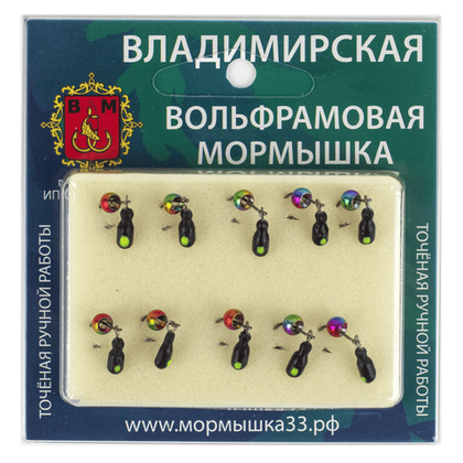 Мормышка Владимирская "Муравей-Дипломат" (3мм, 0.7гр)