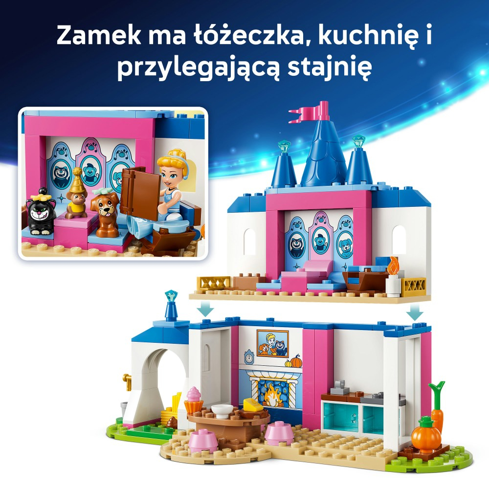 Конструктор LEGO Disney Princess 43283 Замок Золушки и её друзья-животные — фото 6