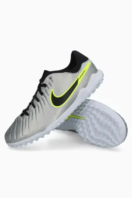Сороконожки Nike Tiempo Legend 10 Academy TF Junior - серебряный