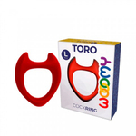 Эрекционное кольцо Toro от Wooomy красное (L)