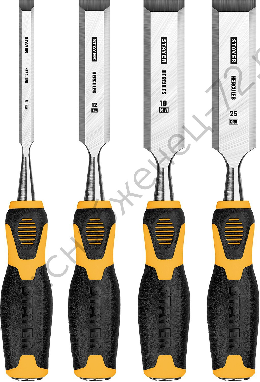 STAYER Hercules 4 предм., Набор стамесок-долот (18205-H4)