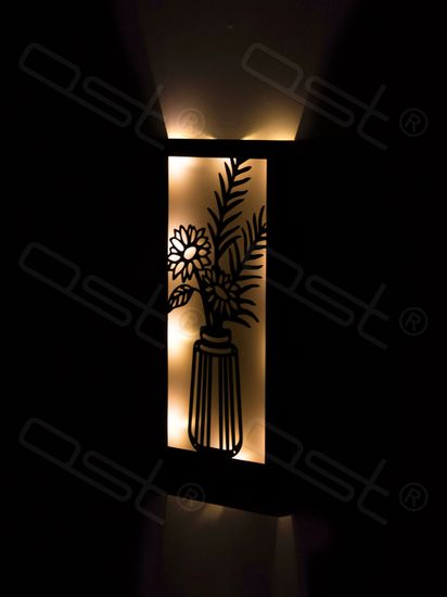 Панно с подсветкой "Цветы" B