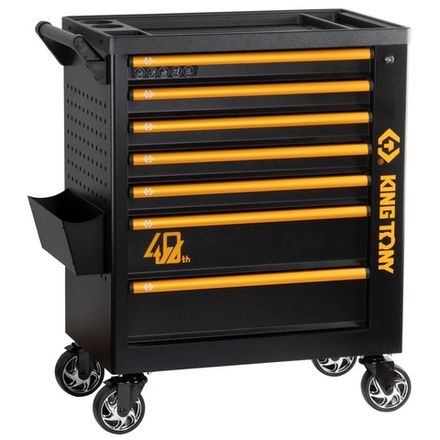 Цена на KING TONY (87G38-7B-P40) Тележка инструментальная, 7 выдвижных ящиков, "PROFESSIONAL", 40 лет "KING TONY"