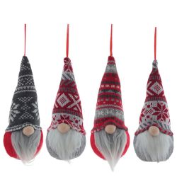 GAEM Игрушка набивная подвесная "Гном" (3xLR44), L7 W7 H19 см, 4в.