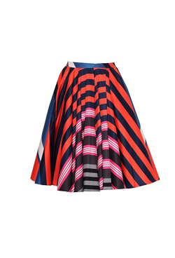 Юбка-солнце в полоску 79-15SS