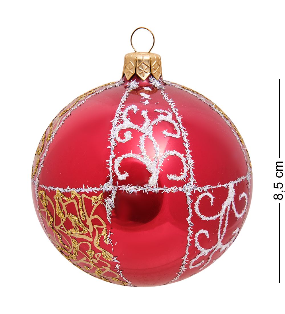 Элита НФШ-1213/2 Набор ел.украшений Шар 2шт «Паутинка» 80 мм