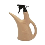 Лейка 1,5 л с опрыскивателем пульверизатором (бежевый темный цвет)