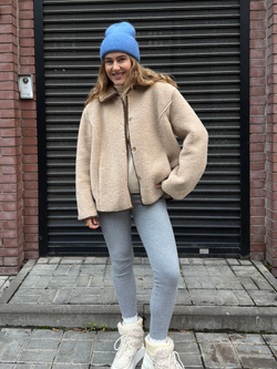 Дубленка Тэдди Элит бежевый