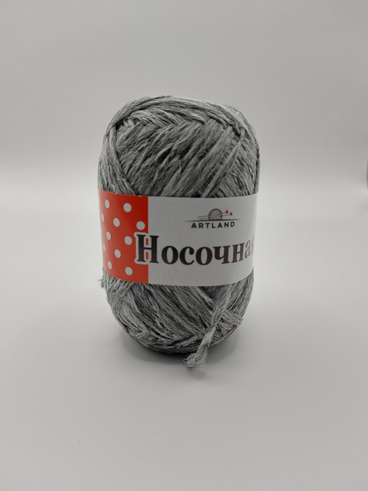 Носочная добавка Мастерица, п/п 100 %, 50 гр, 200 м, св.серый (2)
