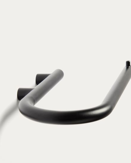 Держатель для туалетной бумаги Arely черный металл