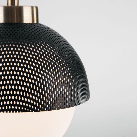 50106/1 / подвесной светильник / античная бронза/черный