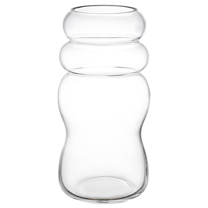 Ваза swell, 27 см, прозрачная