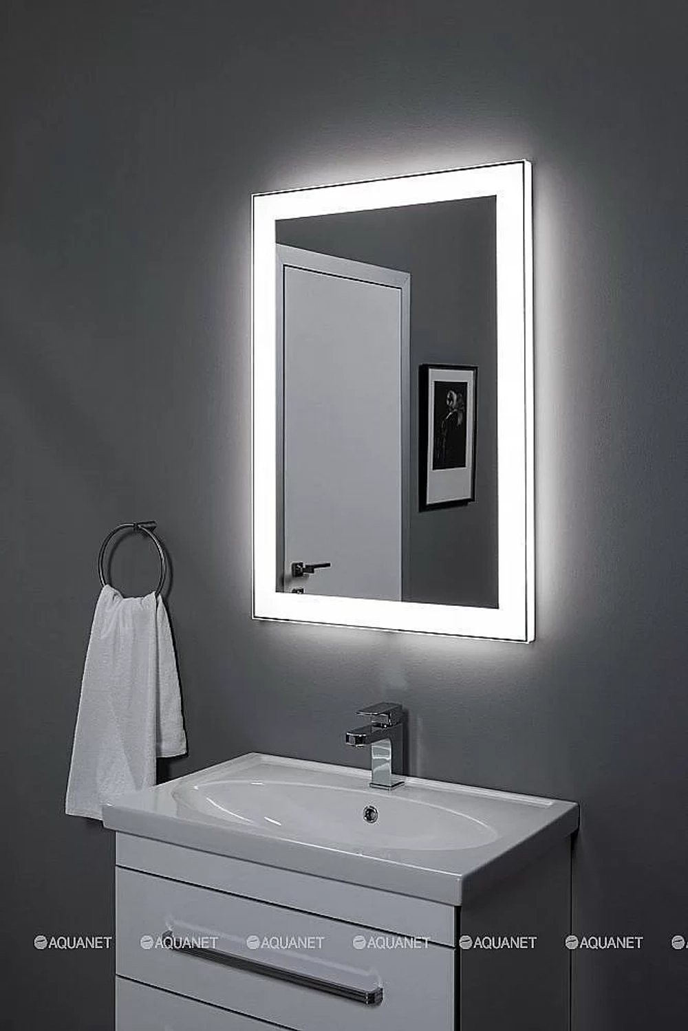 Зеркало LED Aquanet Алассио 249348 110x85