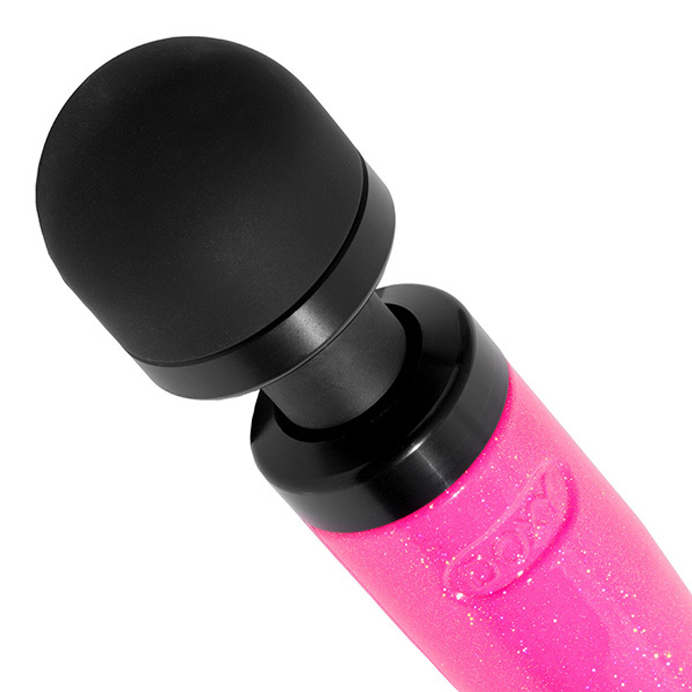 Розовый беспроводной вибратор-вонд 28см Doxy Die Cast 3R Massage Wand Hot Pink
