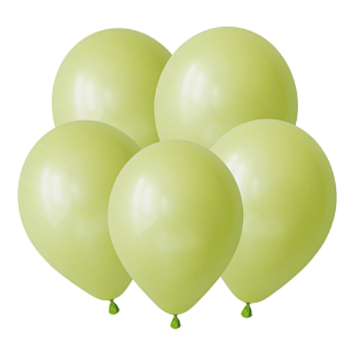 Шар 5" Лаймовый Макаронс, Пастель / Lemon деко