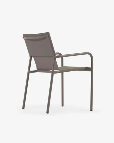 Уличный стул Zaltana коричневый