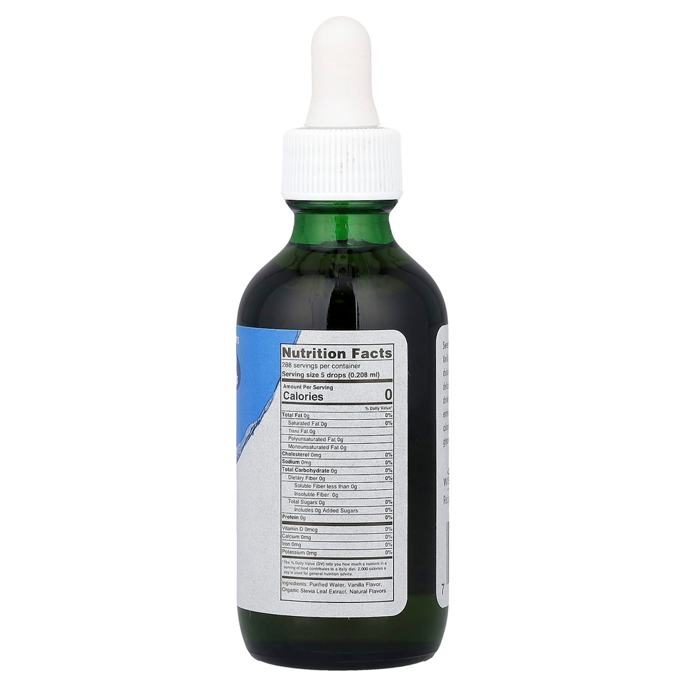 SweetLeaf Stevia, Sweet Drops®, ванильный крем, 60 мл (2 жидк. унции)