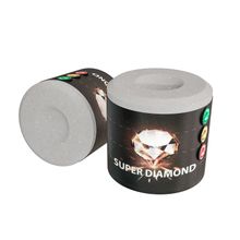 Мел &quot;Super Diamond Grey Round&quot; (серый) черная коробка, круглый