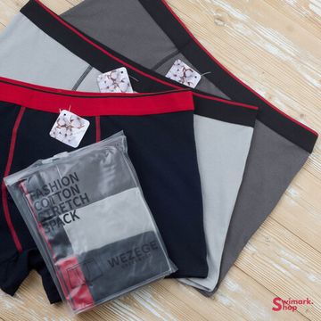 Трусы-боксеры WEZEGE HR-4195, 3 шт. в уп.