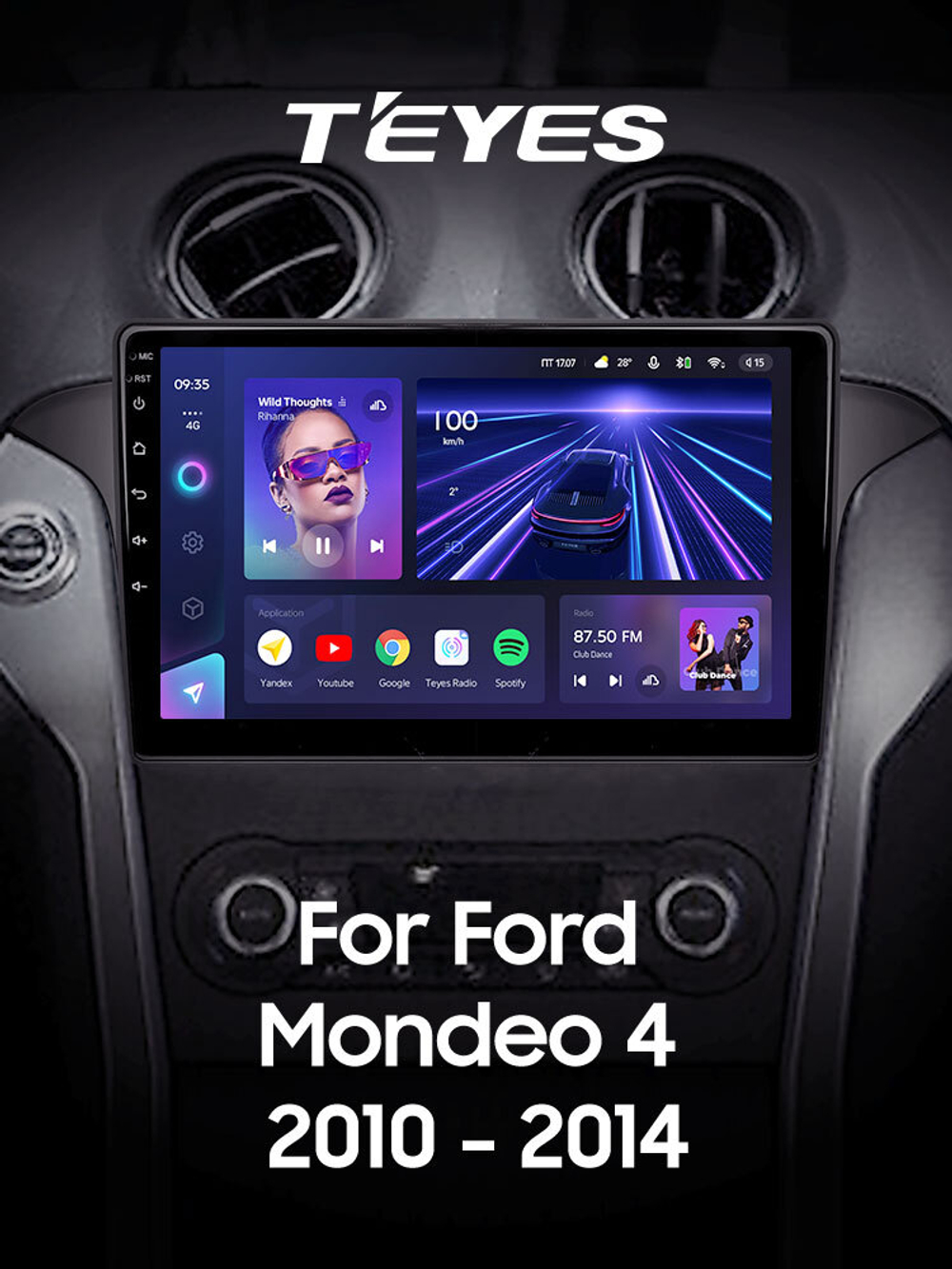 Teyes CC3 10,2"для Ford Mondeo 4 2010-2014