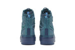 Кроссовки Nike Air Force 1 Shell Midnight Turquoise (Женская размерная сетка)