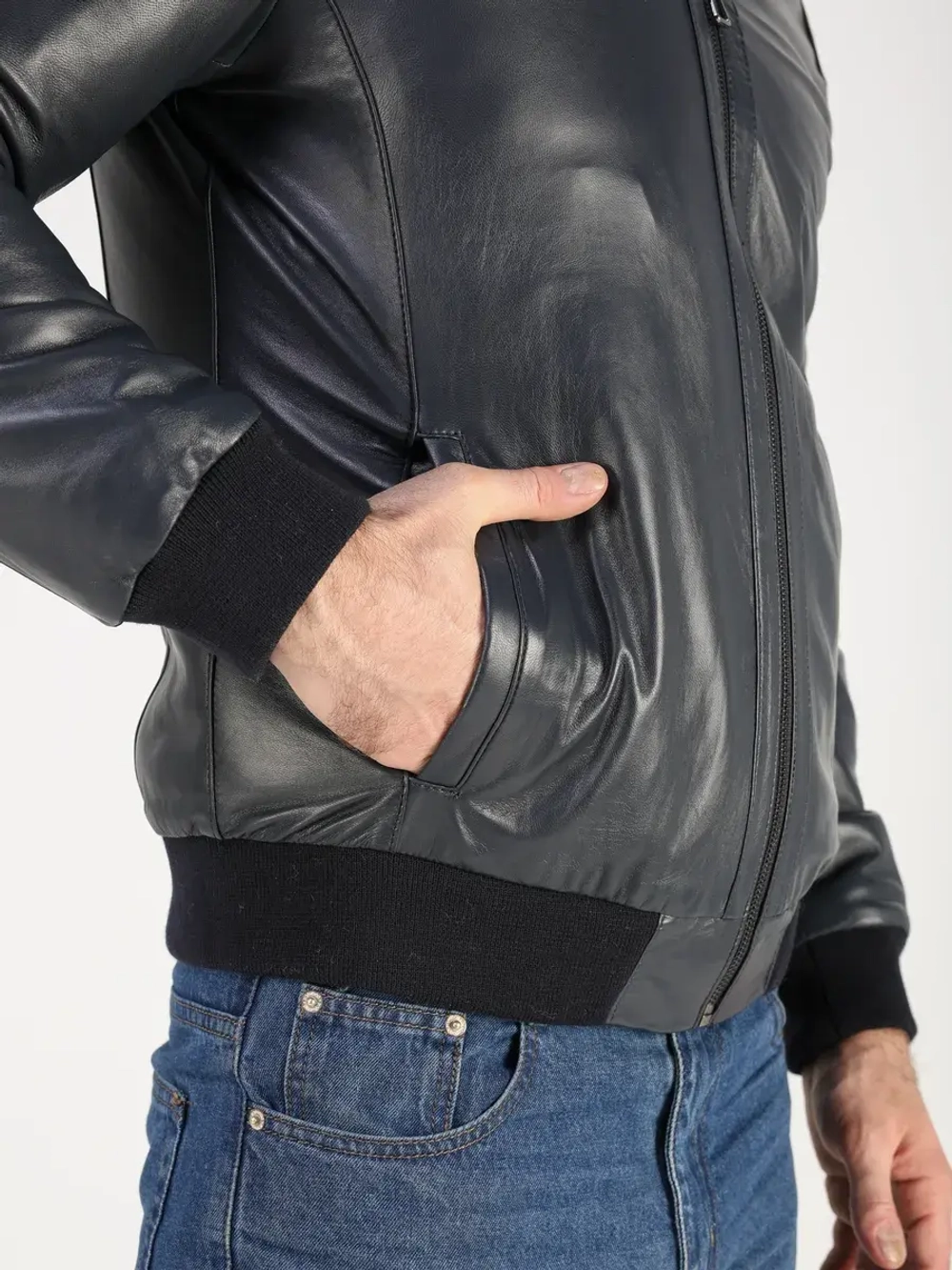 Дубленка зимняя куртка натуральная кожаная