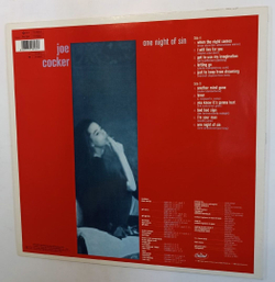 Винтажная виниловая пластинка Joe Cocker One Night Of Sin (Germany 1989)