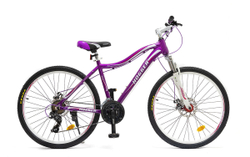 Велосипед 26 HOGGER RUNA MD, 21, алюминий, 21-скор., пурпурный