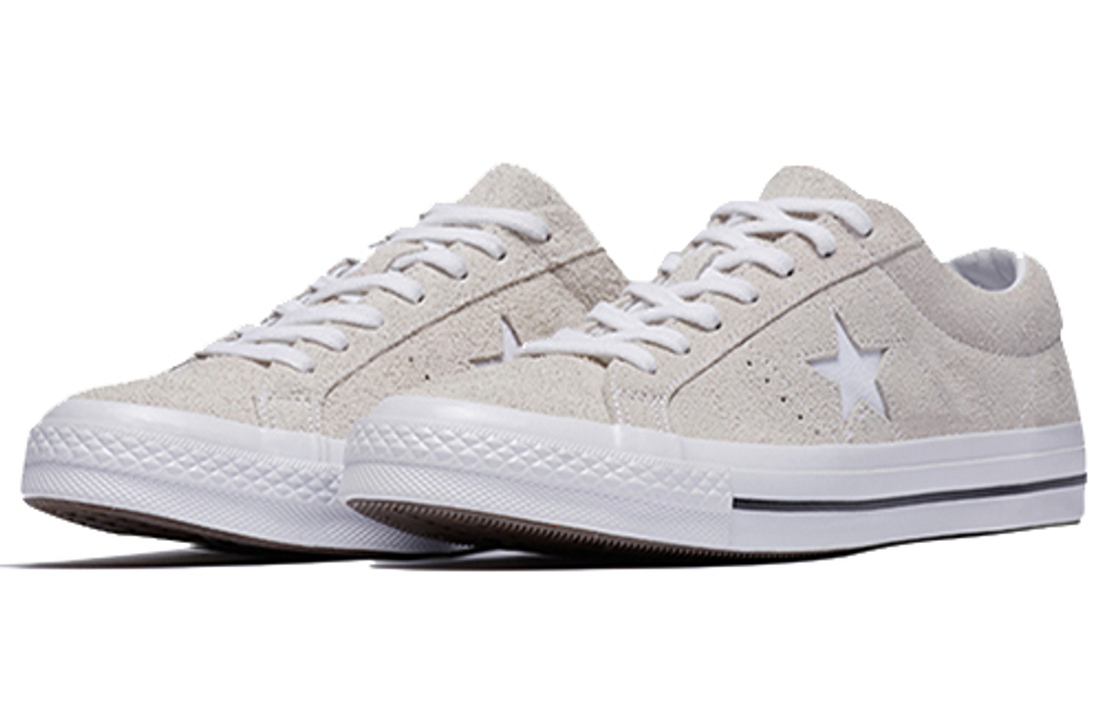 Converse One Star OX non-slip lightweight low-top sneakers for men and women the same off-white