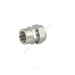 Муфта латунь никель 15Aх1/2" обжим/ВР STAHLMANN SSFL1501/2NEF